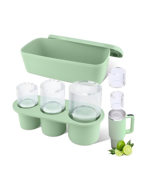 Molde Hielo Silicona Para Vasos Stanley 14 20 30oz Con Tapa