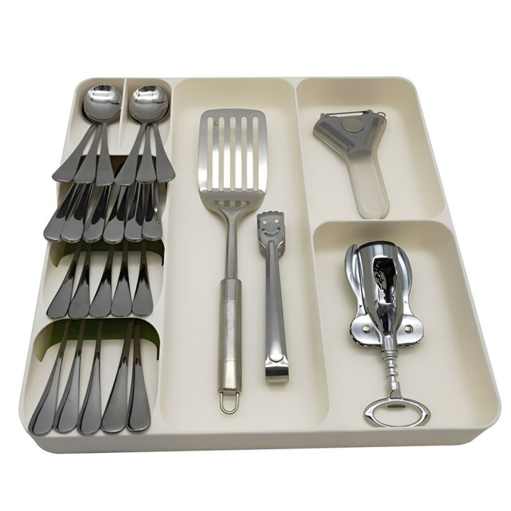 Organizador De Cubiertos Gaveta Cocina Expandible Multiusos