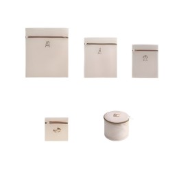Set 5 Bolsas Malla Lavandería Para Ropa Delicada Y Brasier