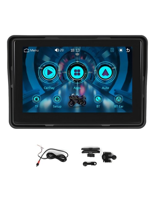 Smart Display Moto 5'' Carplay Android Auto Inalámbrico