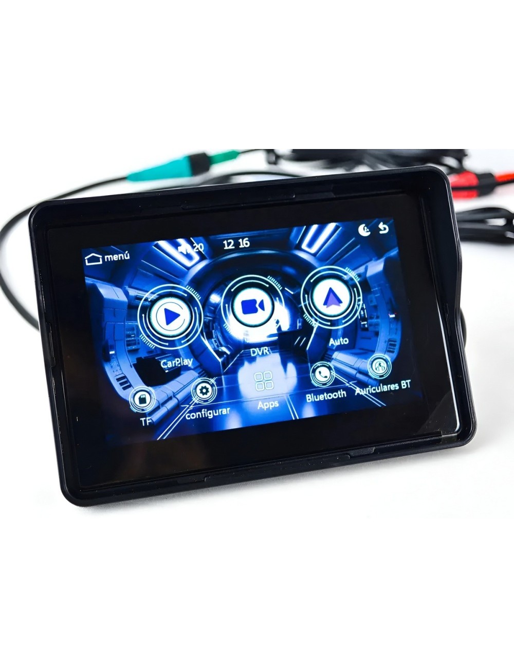 Smart Display Moto 5'' Carplay Android Auto Inalámbrico
