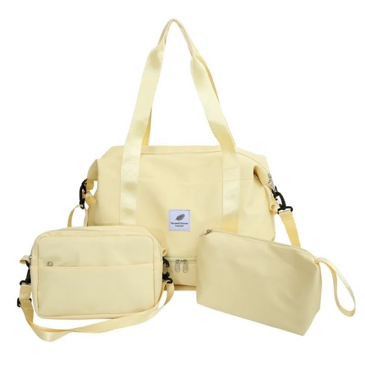 Kit 3 Maletas Viajeras Gym Deporte Bolso Zapaton Impermeable