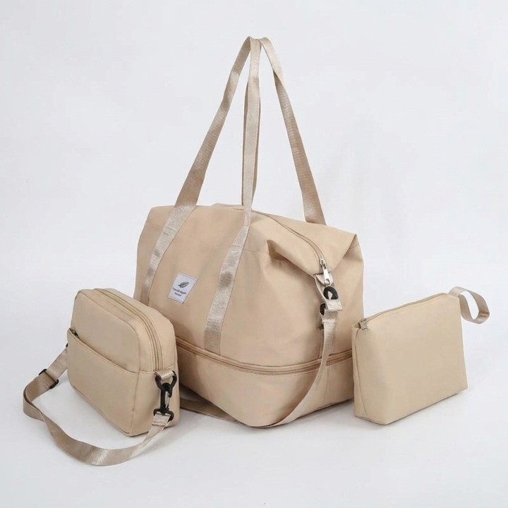 Kit 3 Maletas Viajeras Gym Deporte Bolso Zapaton Impermeable