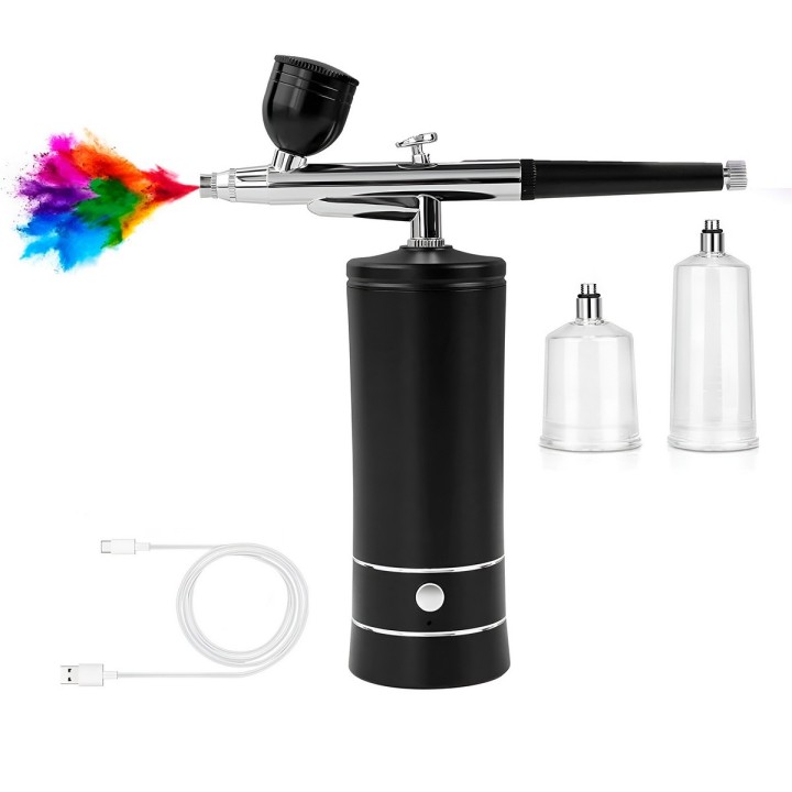Aerógrafo Inalámbrico Portátil Recargable 32 Psi Multiusos