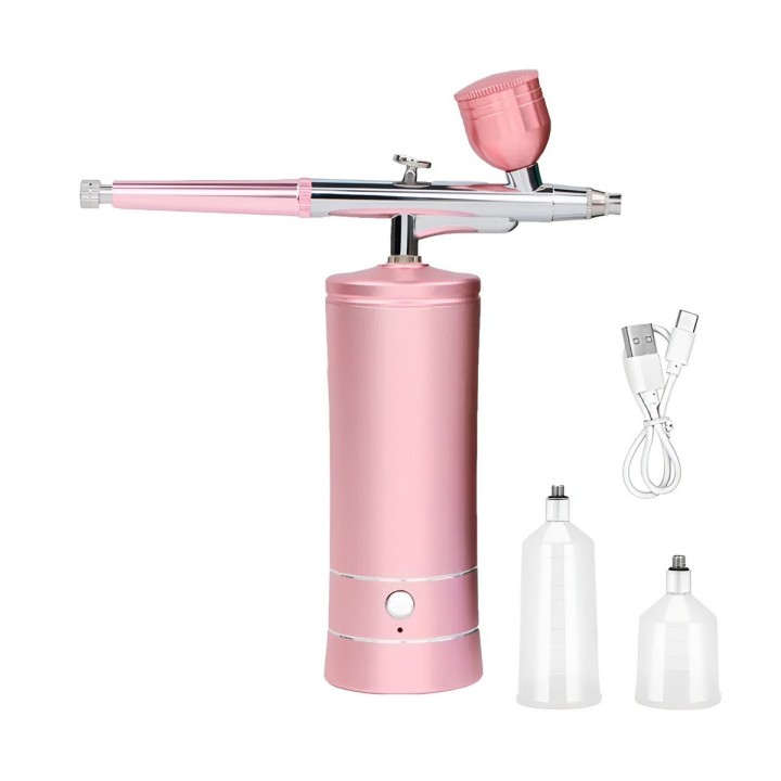 Aerógrafo Inalámbrico Portátil Recargable 32 Psi Multiusos