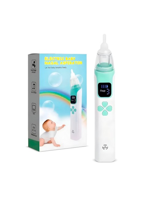Aspirador Nasal Eléctrico Bebé Recargable 3 Niveles Succión