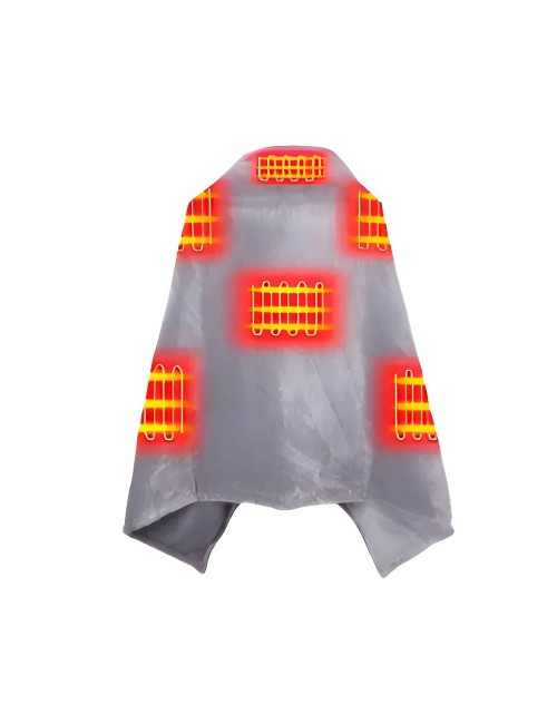 Manta Térmica Eléctrica Portátil 8 Zonas Calor Usb
