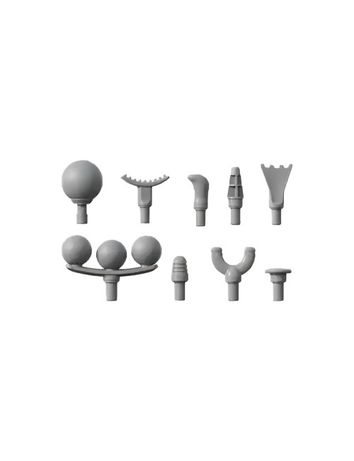 Pistola Masajeadora Muscular Triple Cabezal Fascia 6 Niveles