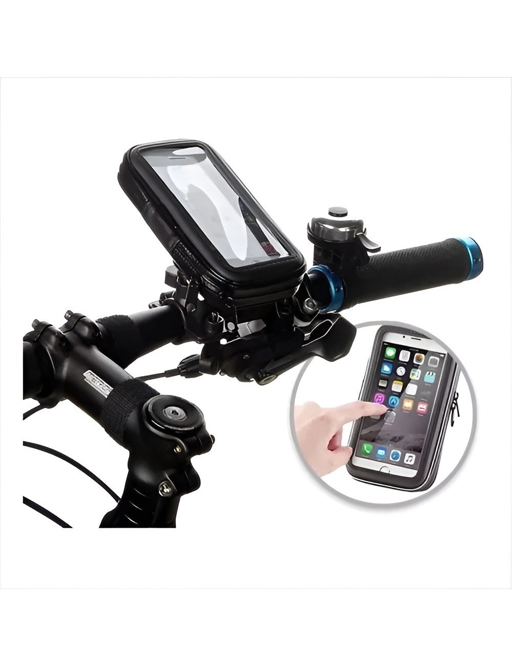 Soporte Celular Impermeable Para Bicicleta Y Moto 360°