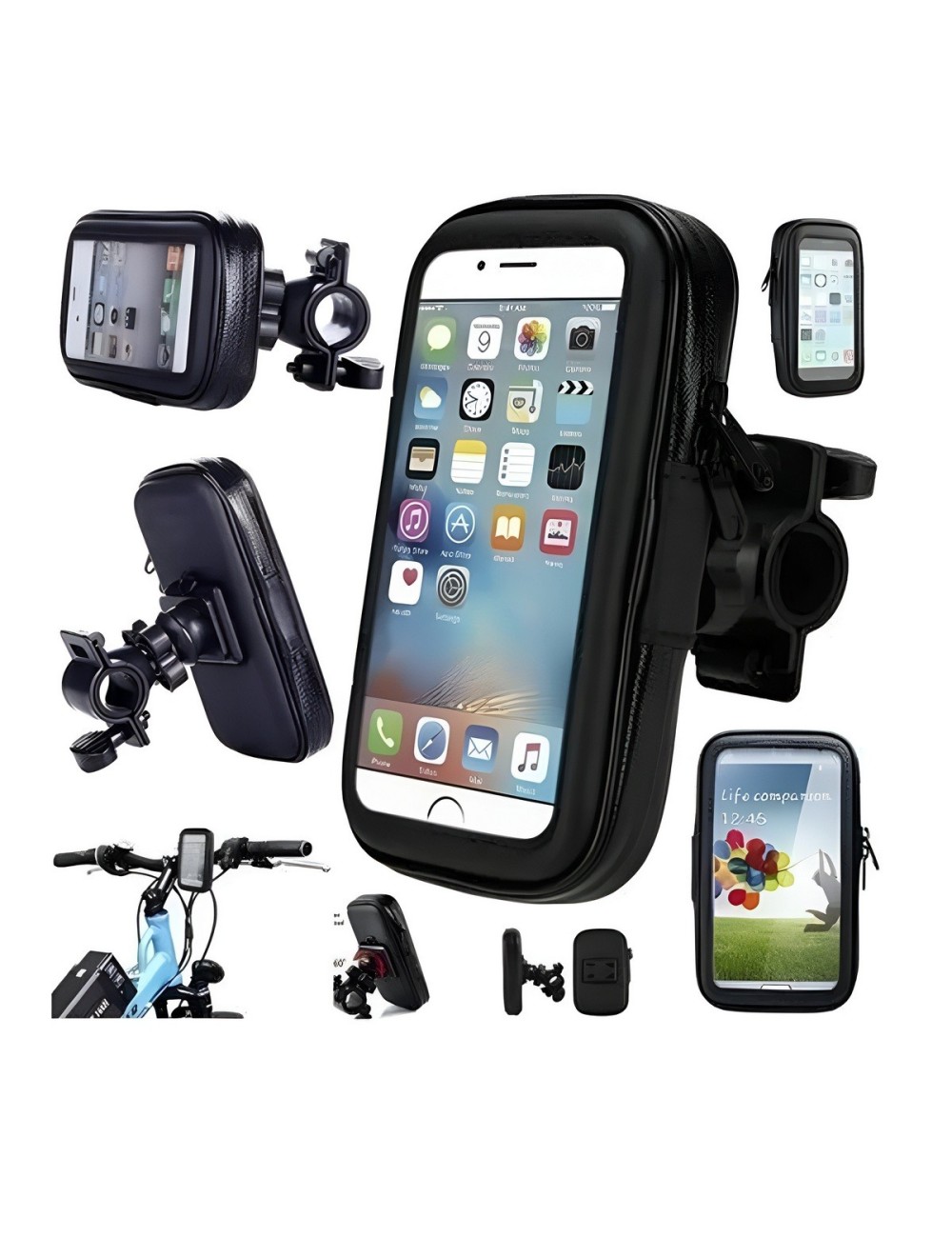 Soporte Celular Impermeable Para Bicicleta Y Moto 360°