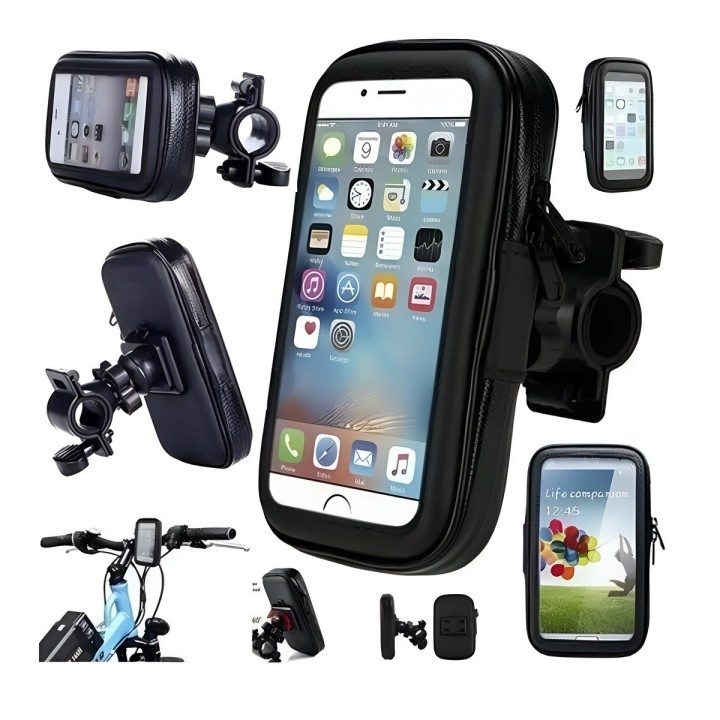 Soporte Celular Impermeable Para Bicicleta Y Moto 360°