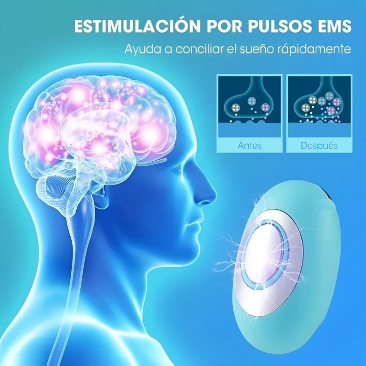 Dispositivo Ayuda Sueño Insomnio Ansiedad Microcorriente Ems