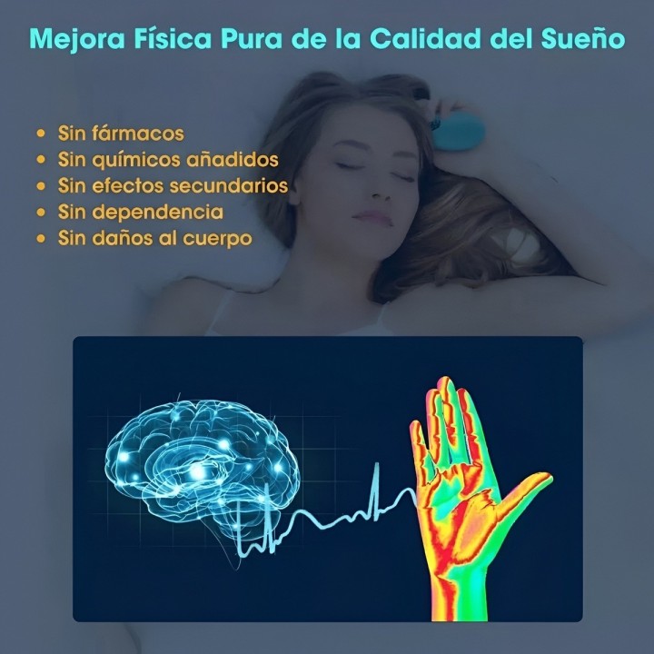 Dispositivo Ayuda Sueño Insomnio Ansiedad Microcorriente Ems
