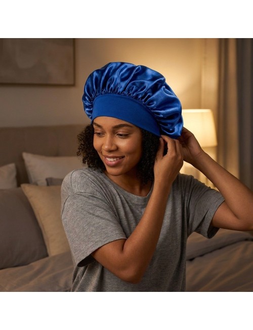 Gorro De Satín Para Dormir Anti Frizz Protección Cabello
