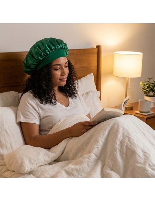 Gorro De Satín Para Dormir Anti Frizz Protección Cabello