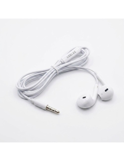 Audífonos E4 Manos Libres Jack 3.5mm Extra Bass Blanco