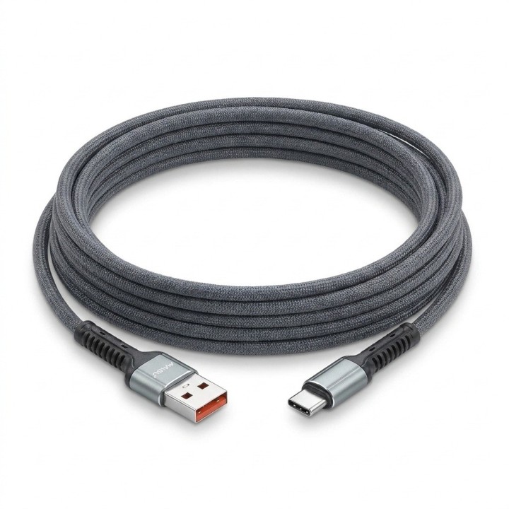Cable Tipo C A Tipo Usb 2 Metros Carga Rapida N-10