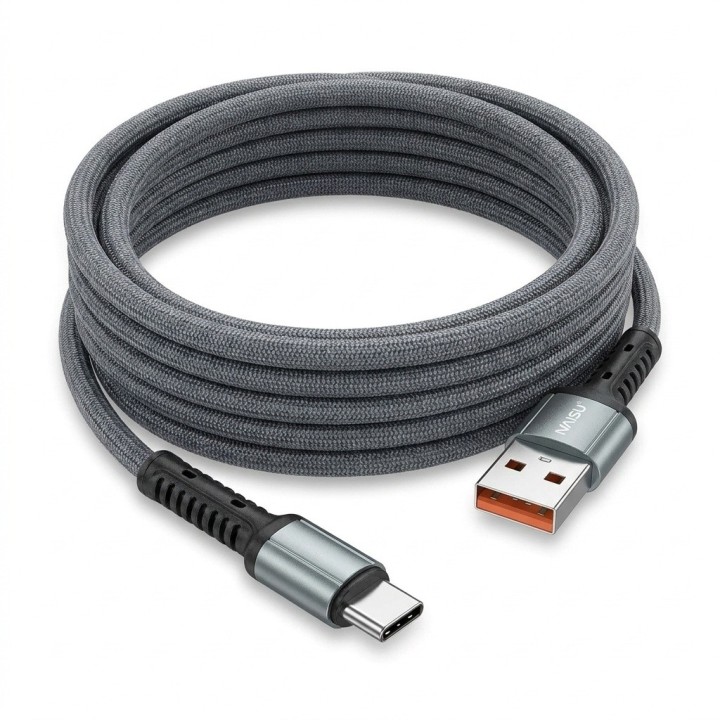 Cable Tipo C A Tipo Usb 2 Metros Carga Rapida N-10
