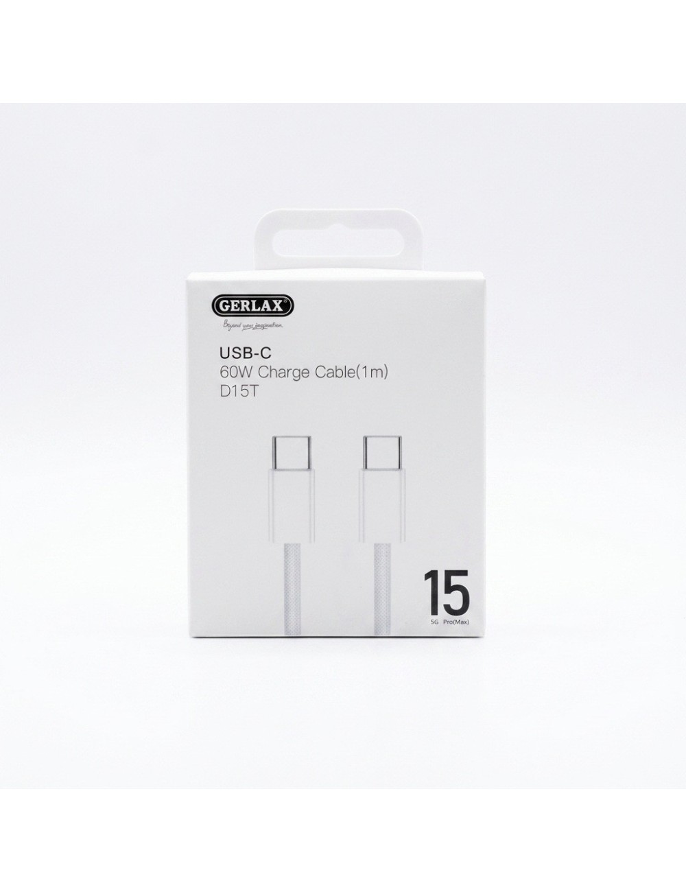 Cable Usb-c A Usb-c D15t 60w 1m Carga Rápida Trenzado