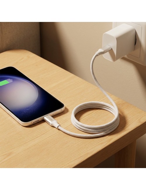Cable Usb-c A Usb-c D15t 60w 1m Carga Rápida Trenzado