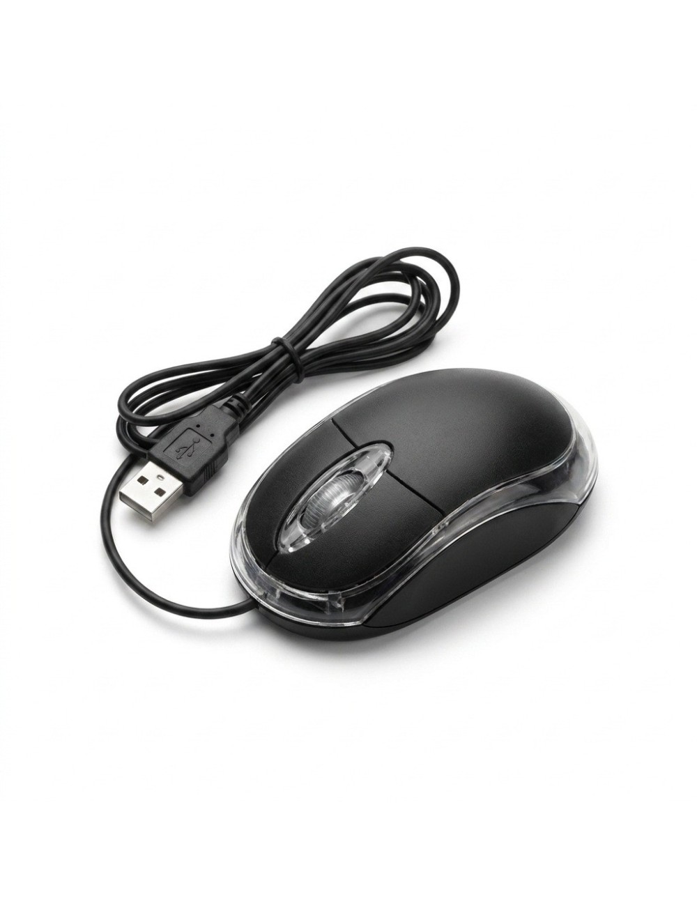 Título Mouse Óptico 8001 Alámbrico Usb 3200 Dpi Ergonómico