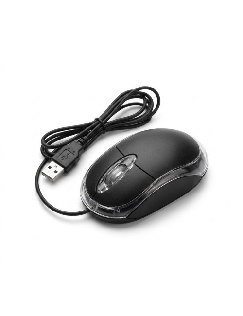 Título Mouse Óptico 8001 Alámbrico Usb 3200 Dpi Ergonómico