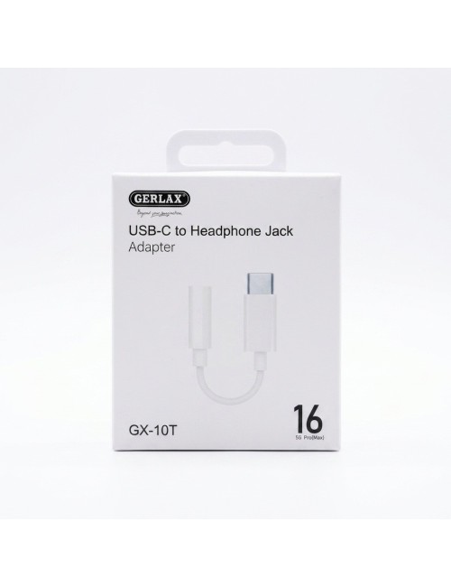 Adaptador Usb-c A Jack 3.5mm Gx-10t Audio Hi-fi