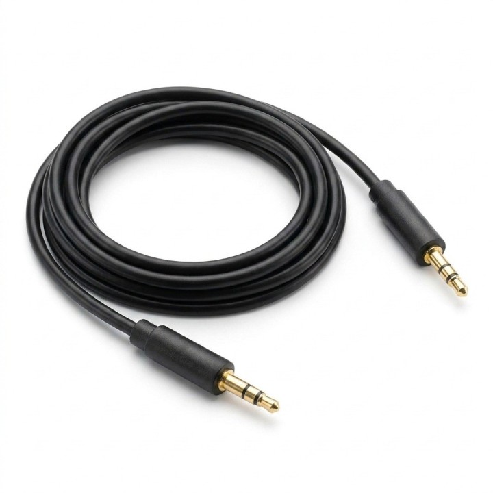 Cable Auxiliar X5b 3.5mm Hi-res Audio 1 Metro Negro