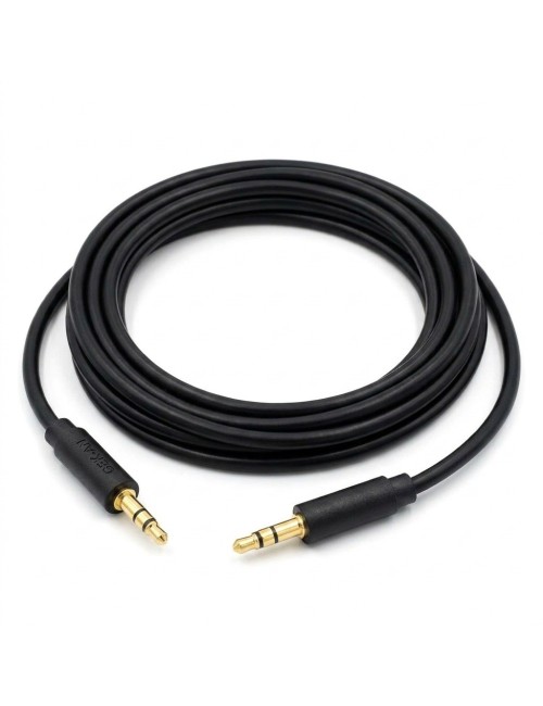 Cable Auxiliar X5b 3.5mm Hi-res Audio 1 Metro Negro