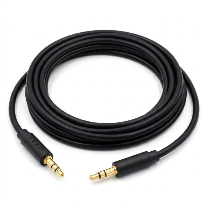 Cable Auxiliar X5b 3.5mm Hi-res Audio 1 Metro Negro