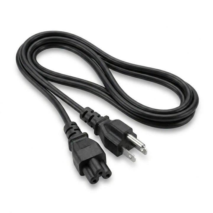 Cable Poder Trébol Cargador Laptop Portatil 3 Pines