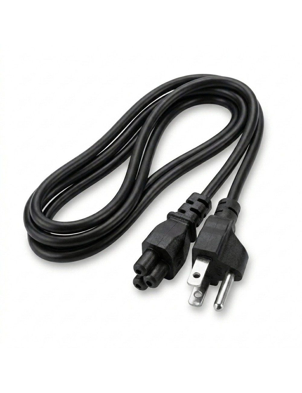 Cable Poder Trébol Cargador Laptop Portatil 3 Pines