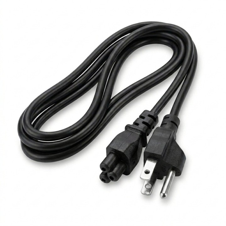 Cable Poder Trébol Cargador Laptop Portatil 3 Pines