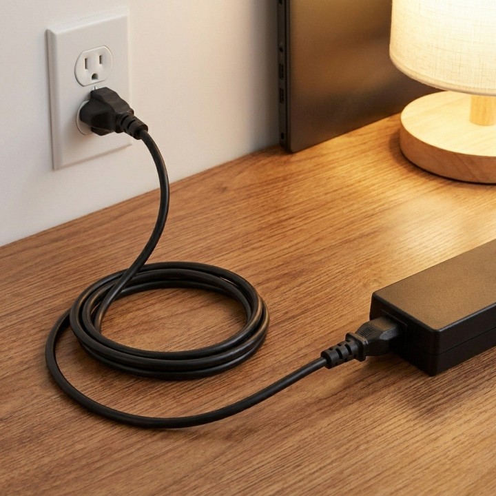 Cable Poder Trébol Cargador Laptop Portatil 3 Pines