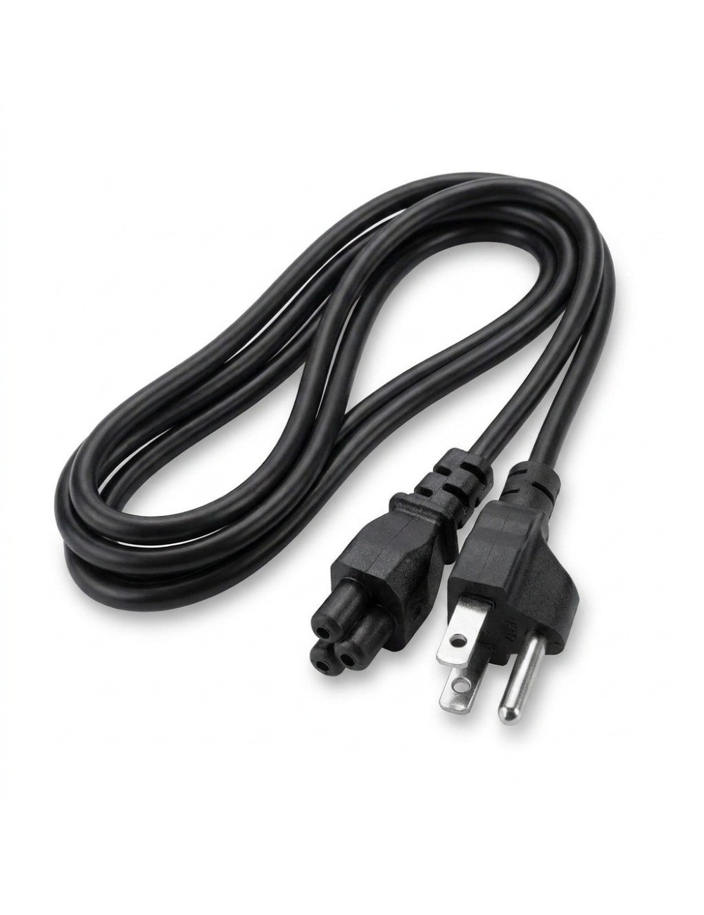 Cable Poder Trébol Cargador Laptop Portatil 3 Pines
