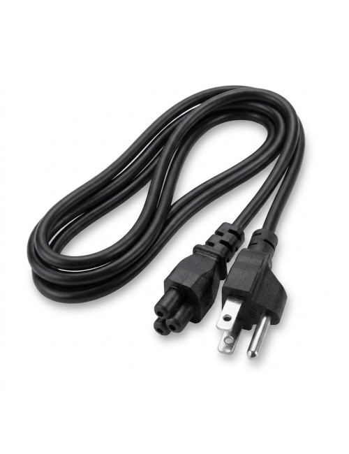 Cable Poder Trébol Cargador Laptop Portatil 3 Pines