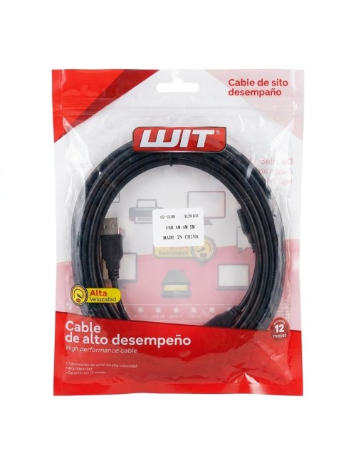 Cable Usb 2.0 Macho A Macho 5 Metros Alta Velocidad