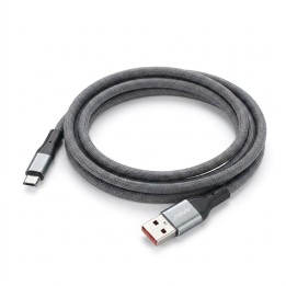 Cable Usb A Tipo C Ns-08 1 Metro Trenzado Carga Rápida