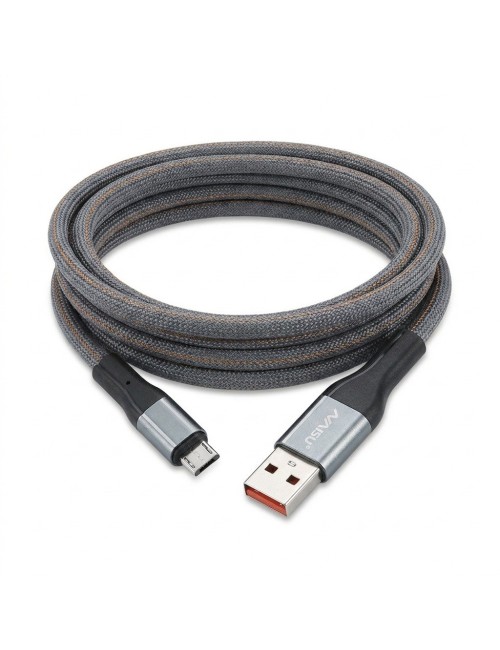 Cable Usb A Tipo C Ns-08 1 Metro Trenzado Carga Rápida