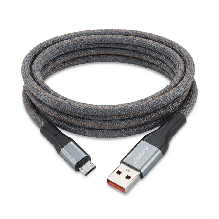Cable Usb A Tipo C Ns-08 1 Metro Trenzado Carga Rápida