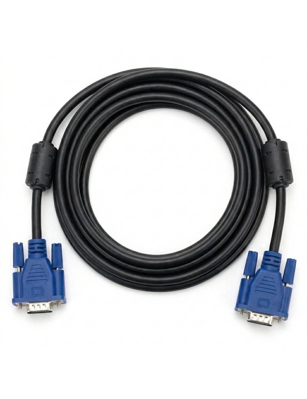 Cable Vga A Vga De 1.5m Con Doble Filtro De Ferrita