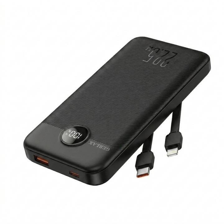 Power Bank P118p 10000mah 22.5w Cables Incorporados