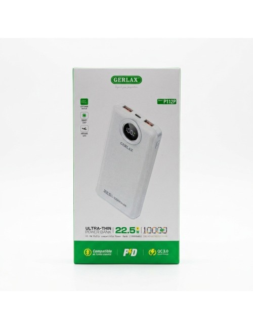 Power Bank P112p 10000mah 22.5w Carga Rápida Digital