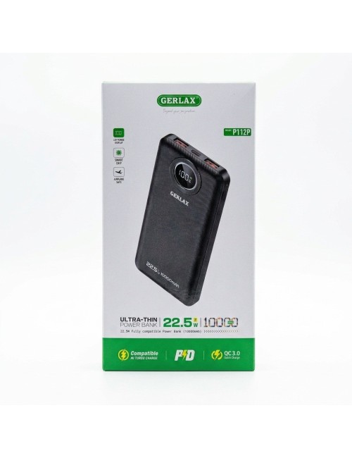 Power Bank P112p 10000mah 22.5w Carga Rápida Digital