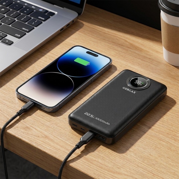 Power Bank P112p 10000mah 22.5w Carga Rápida Digital