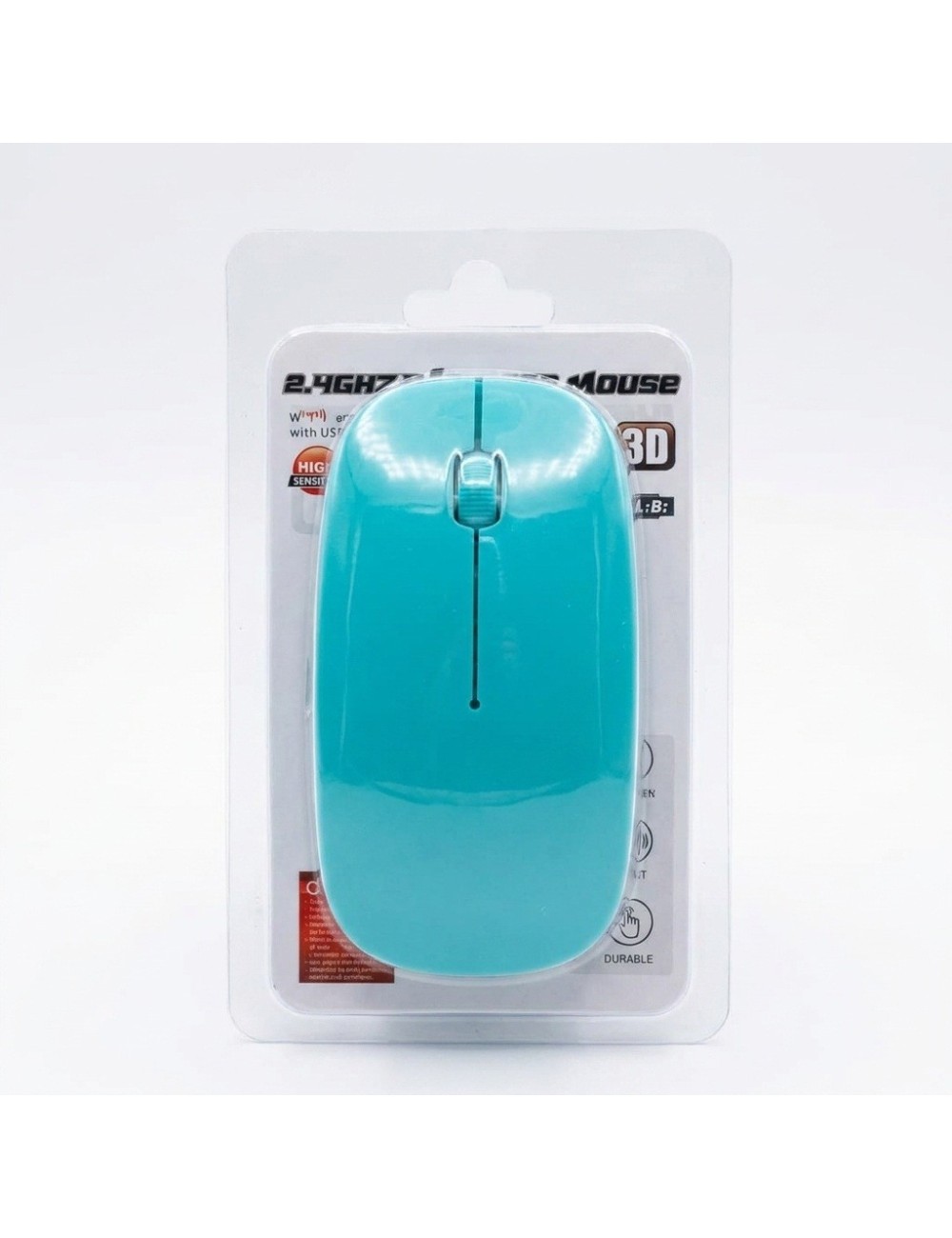 Mouse Inalámbrico 2.4ghz Óptico 1600 Dpi Ergonómico 4 Botone