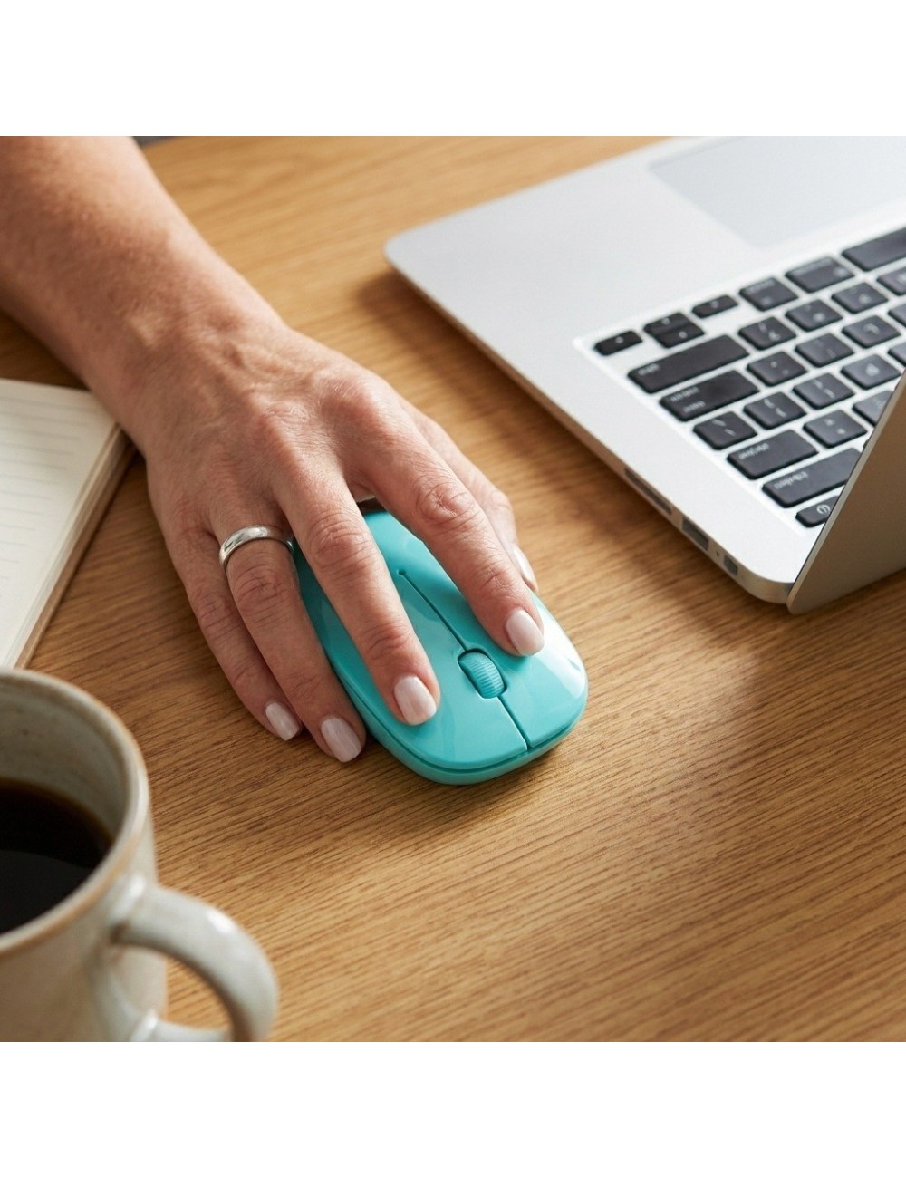 Mouse Inalámbrico 2.4ghz Óptico 1600 Dpi Ergonómico 4 Botone