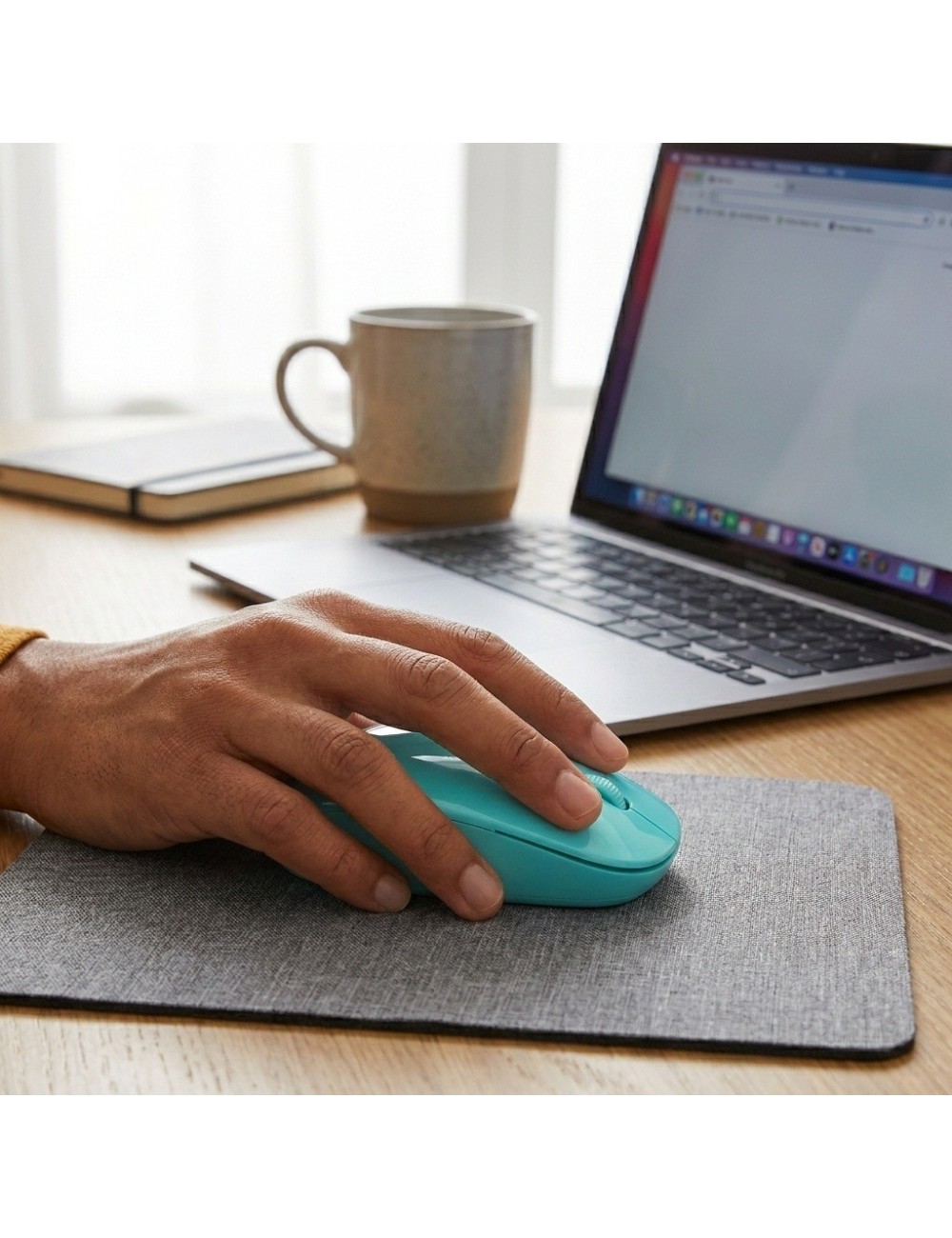 Mouse Inalámbrico 2.4ghz Óptico 1600 Dpi Ergonómico 4 Botone