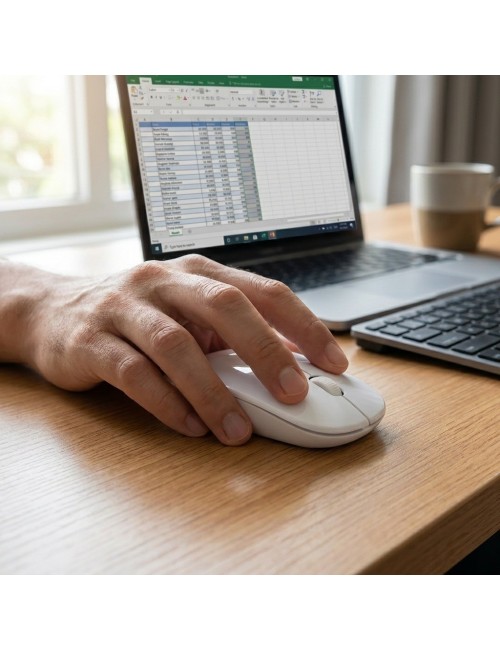 Mouse Inalámbrico 2.4ghz Óptico 1600 Dpi Ergonómico 4 Botone