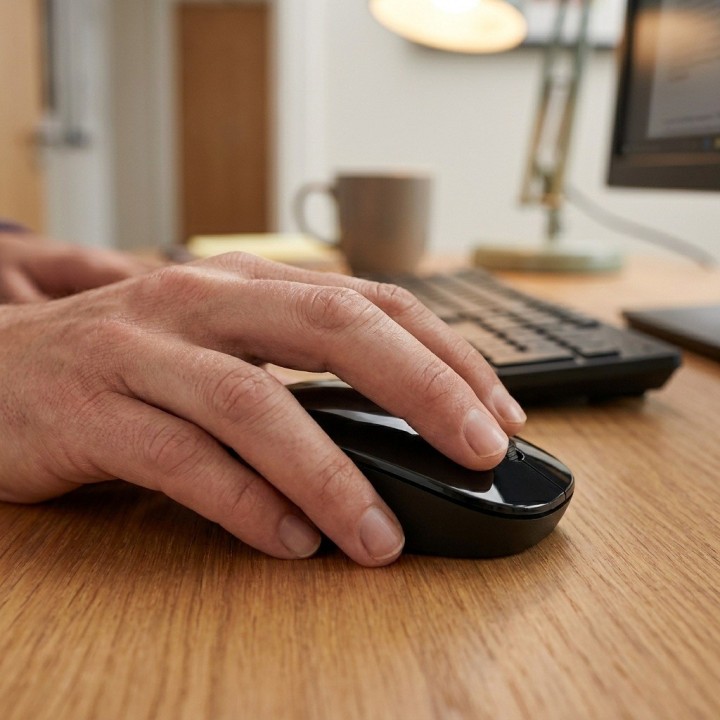 Mouse Inalámbrico 2.4ghz Óptico 1600 Dpi Ergonómico 4 Botone